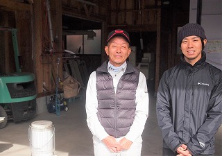 田尻信生さん、倫生さん