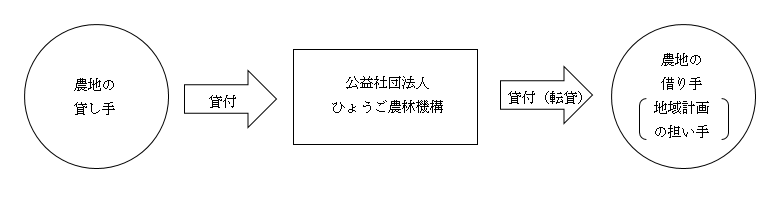 中間管理の権利設定図