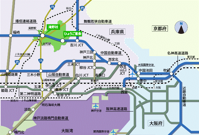加東市アクセスマップ