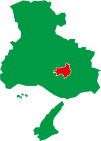 兵庫県加東市の位置