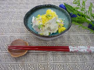 里芋のポテトサラダ完成写真