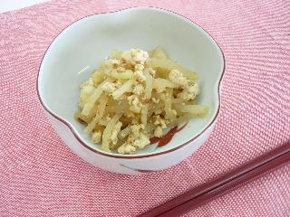 大根の炒めなます完成写真