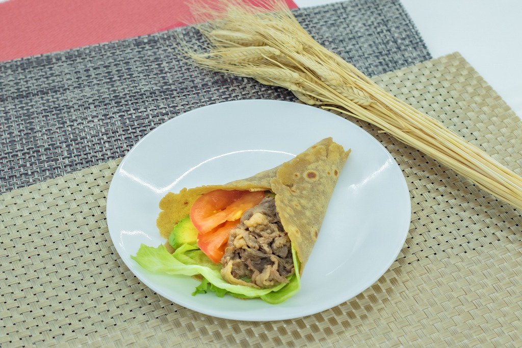 もち麦粉トルティーヤ