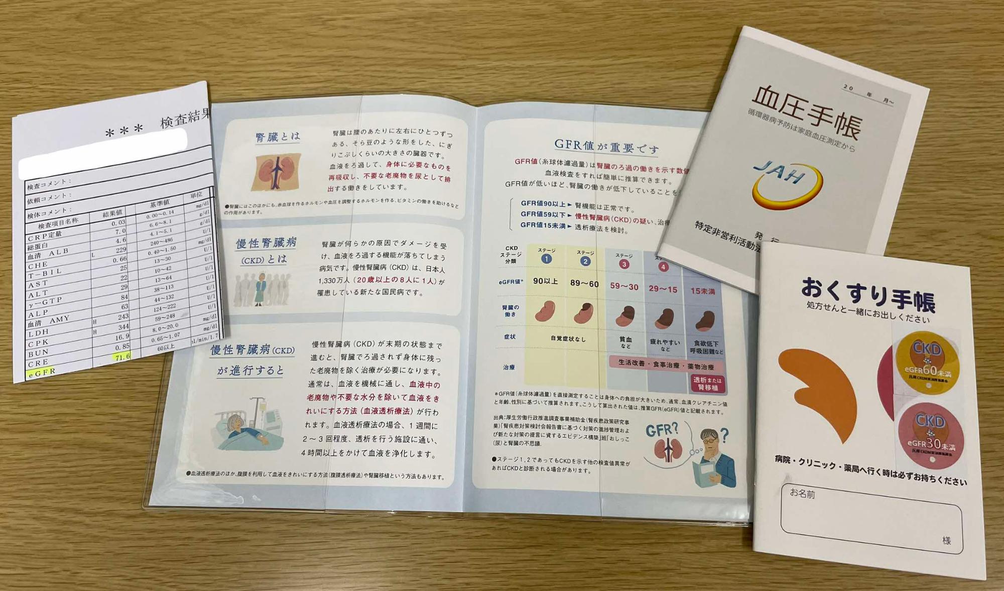 腎臓病等冊子