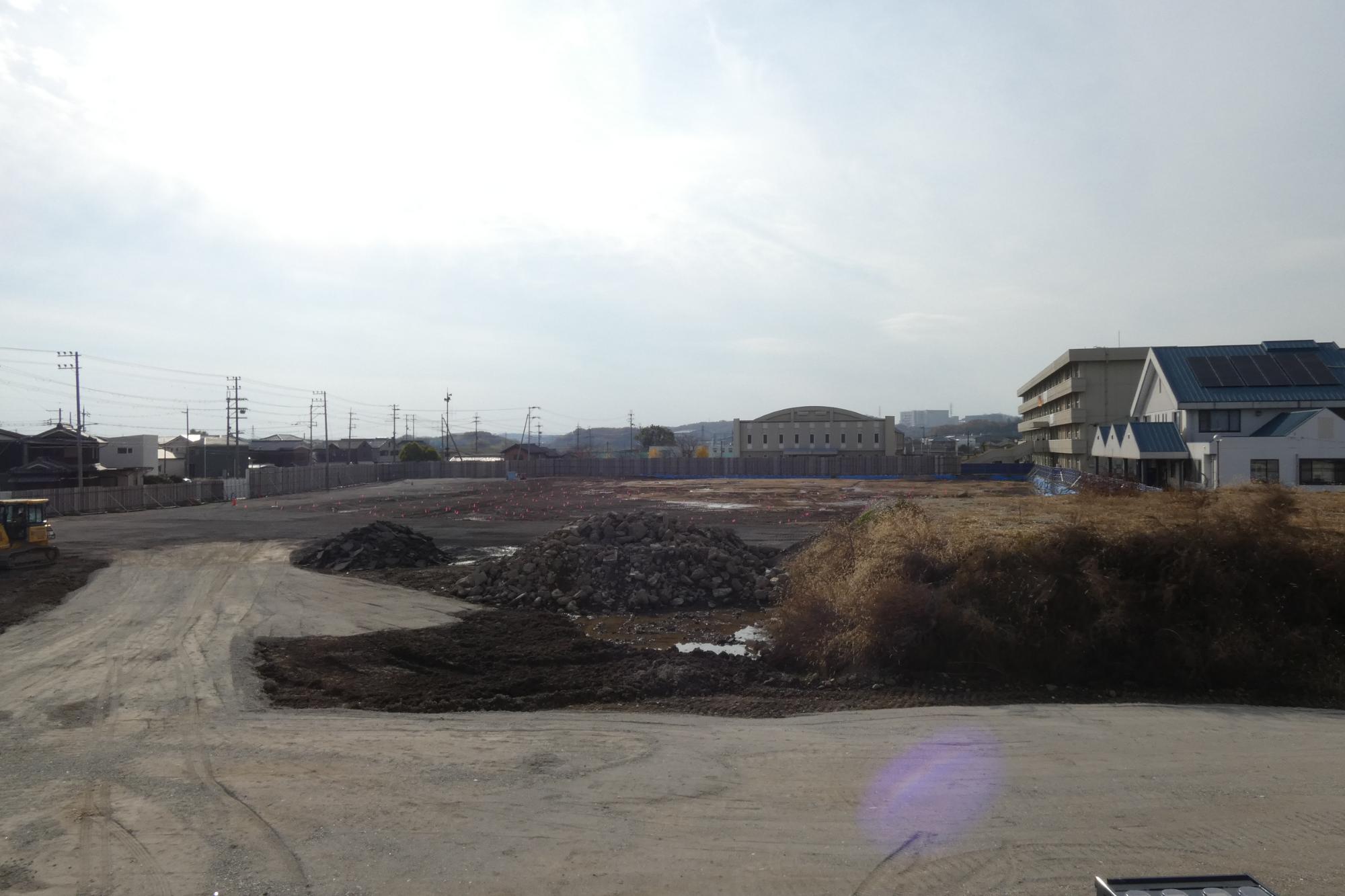 工事進捗　令和7年11月末　東側からの写真