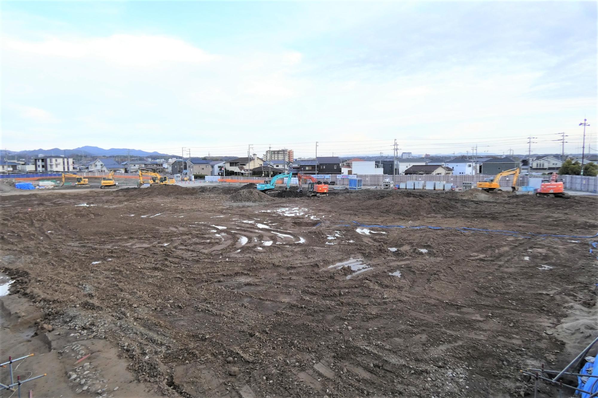 工事進捗　令和7年12月末　地盤改良