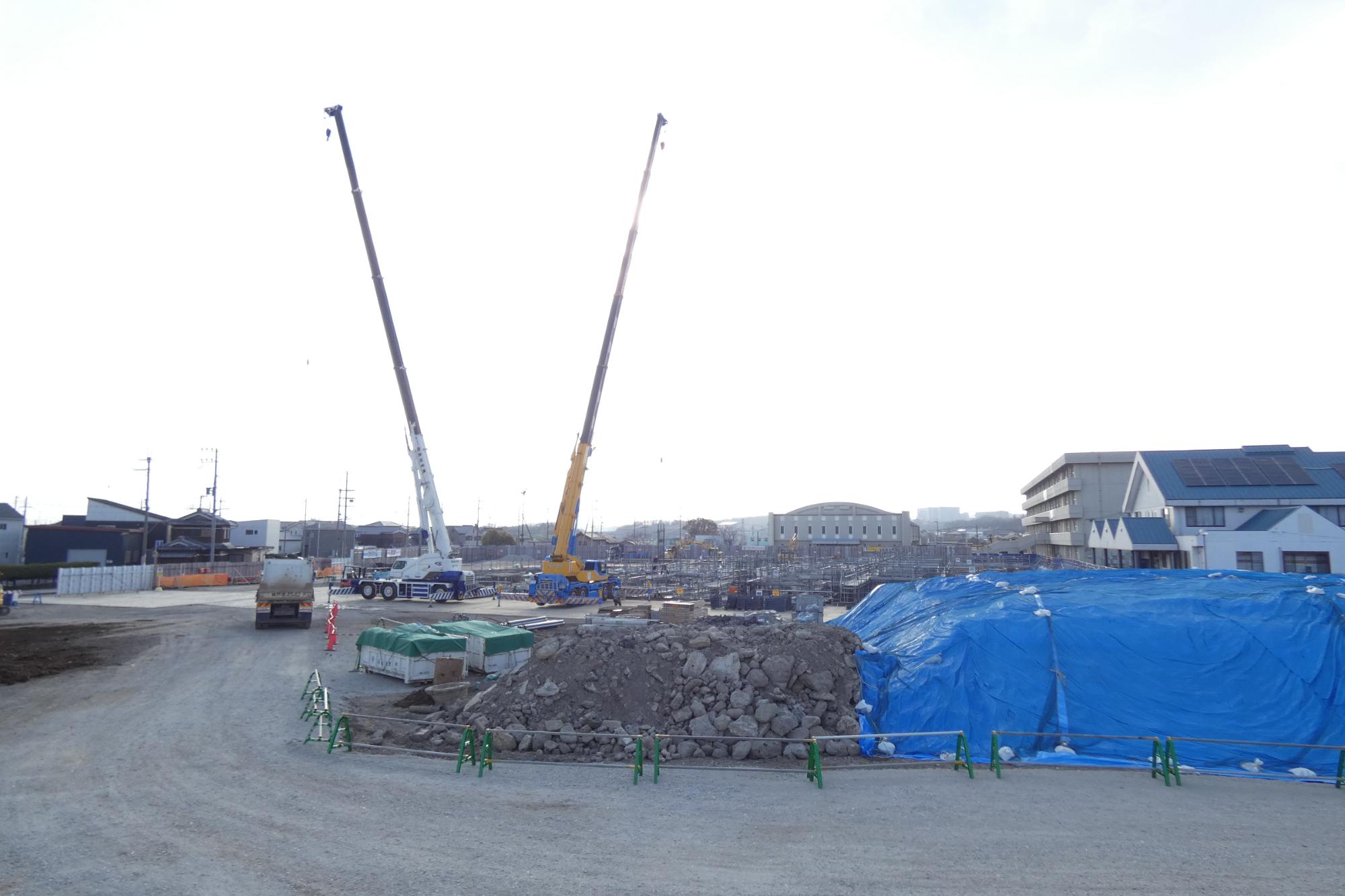 工事進捗　令和8年1月末　東側からの写真