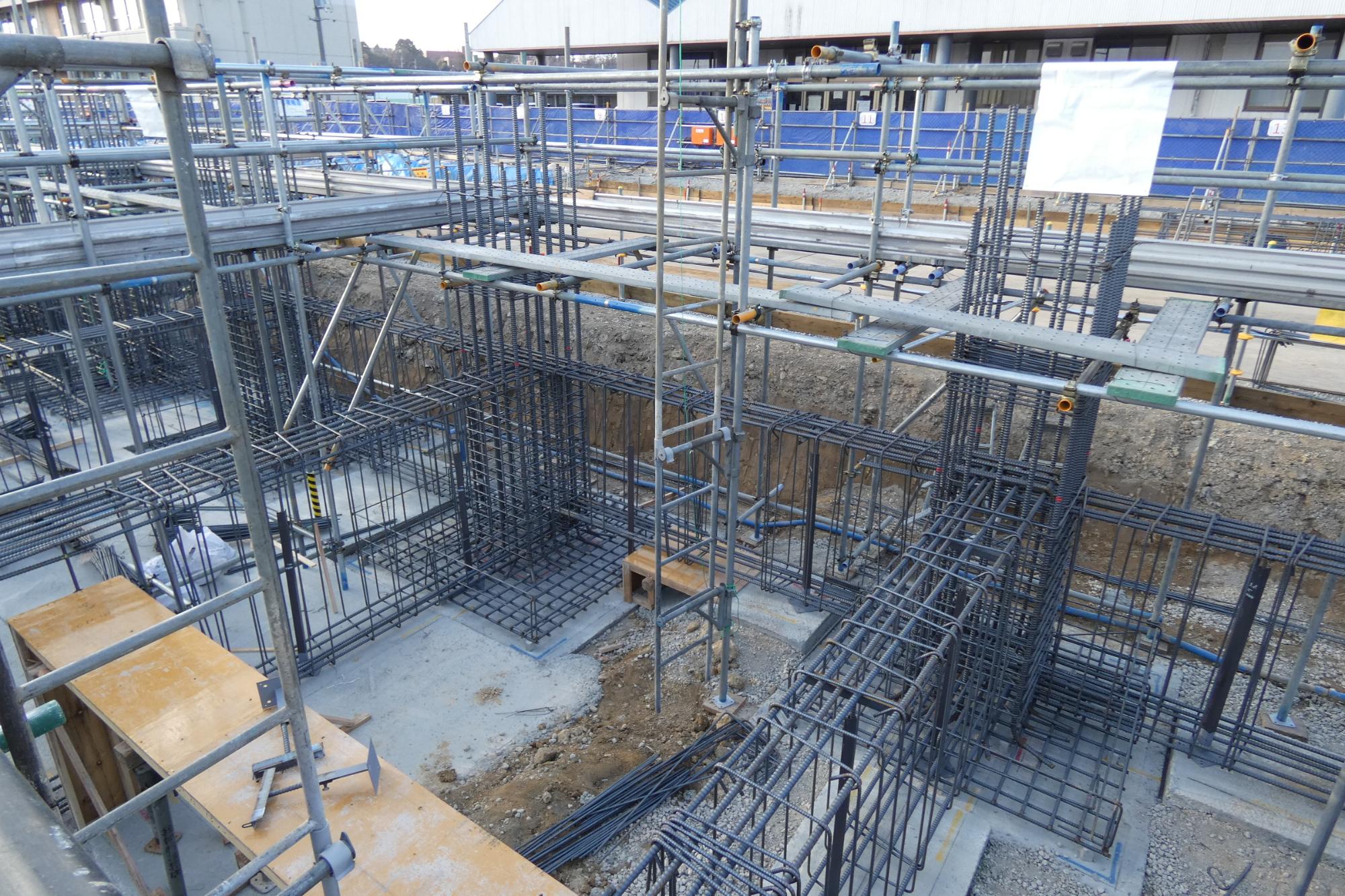 工事進捗　令和8年1月末　基礎配筋